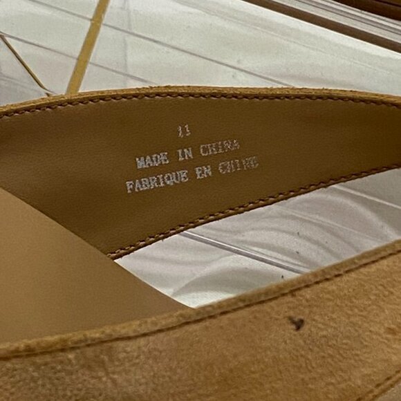 Jeffrey Campbell Liezel Platform Wedge Flip Flop Sandals Natural Suede 11 - Picture 4 of 13